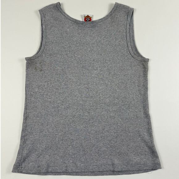 Y2K Tweety Bird Warner Bros Looney Tunes Vintage Grey Ribbed Tank Size Small - Picture 3 of 6